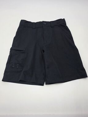 Under Armour boys' black performance shorts size S